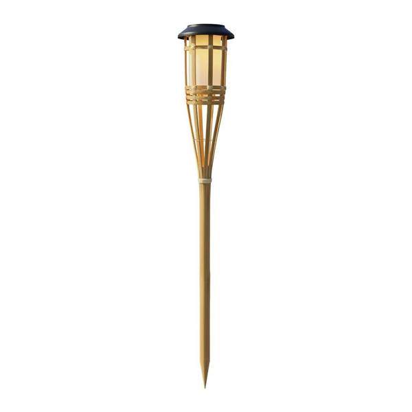 Milagro Bamboo Solar Lamp 1800K Ip44 Bamboo