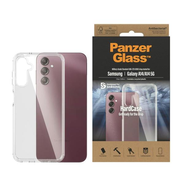 PanzerGlass Panzer Glass Military Grade Standard Hard Case for Samsung Galaxy A14 5G 6.6" Clear - 0436