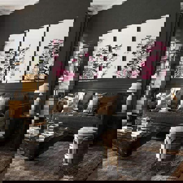 Japanese Flower Art | Set of 3 wall art prints