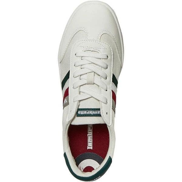Lambretta Vulkan Mens Casual Smart Lace Up Canvas Pump Trainers