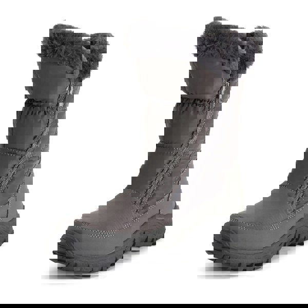 VIVA Polar Women's Memory Foam Nylon Thick Faux Fur Lined Winter Boots