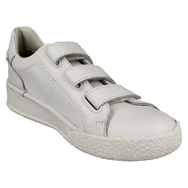 Clarks Ladies Clarks Hook And Loop Fastening Trainers CraftCup Strap