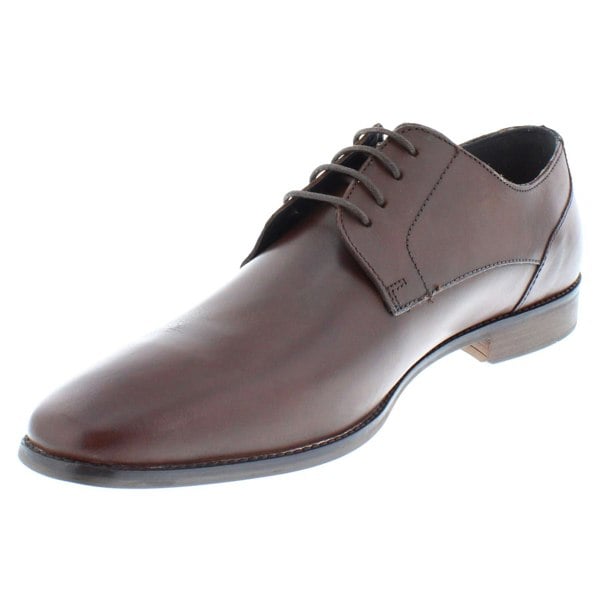 Thomas Crick Men's Leather Lace Up Derby Shoes