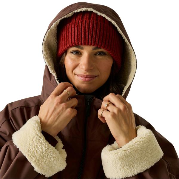 Regatta Unisex Adult Seaside Waterproof Changing Robe - Dark Cherry - 