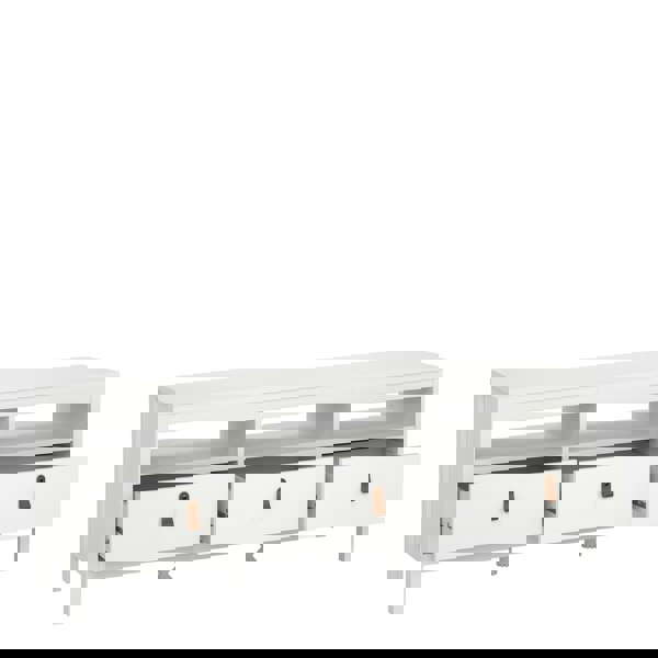 Furniture To Go Barcelona TV Unit 3 Drawers in White