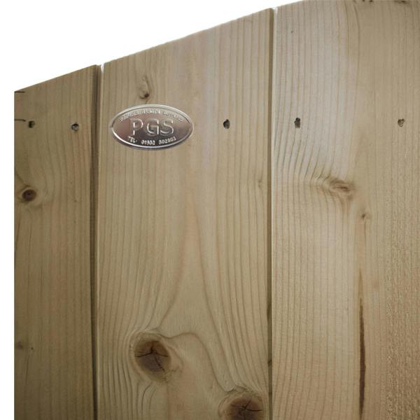 5 pack fence panel dome top tongue & groove fully framed [w.6ft x h.3ft] 1