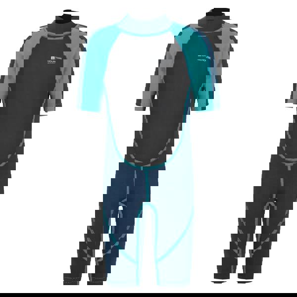 Mountain Warehouse Childrens/Kids Contrast Panel Wetsuit - Teal - 