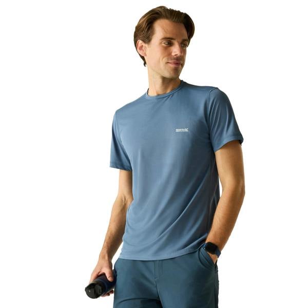 Regatta Mens Fingal Stretch T-Shirt - China Blue - 