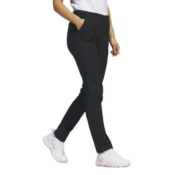 Adidas Womens/Ladies Pintuck Golf Trousers - Black - 