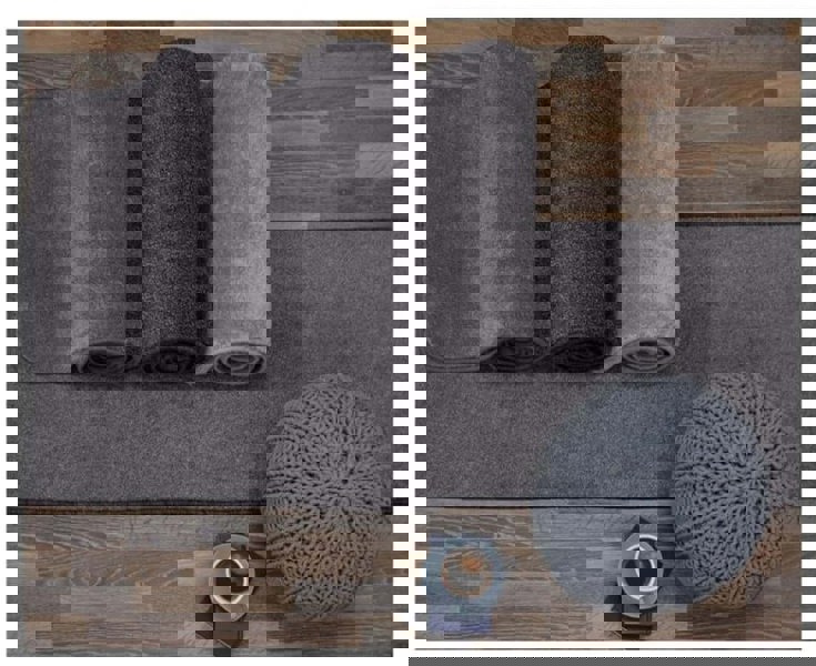 Eco-Friendly Recycled Grey Rug | Low Pile | The Rugs