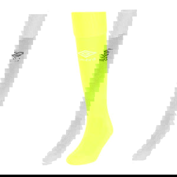 Umbro Childrens/Kids Classico Socks - Safety Yellow/Carbon - 
