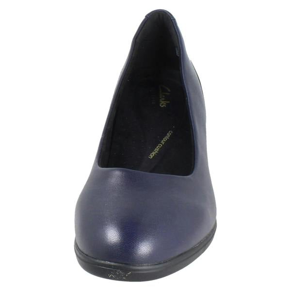 Clarks Ladies Clarks Court Shoes - Shaya Poppy