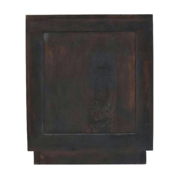 Artisan Furniture Solid Mango Wood Milan Bedside, Dark brown