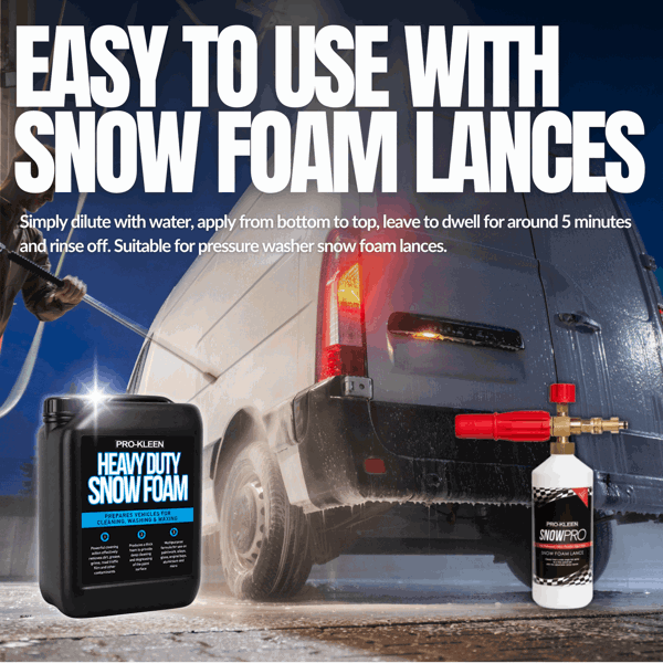 ProKleen Pro-Kleen Heavy Duty Snow Foam Shampoo Super Thick Foam for Large Vehicles and Cars (10 Litres)