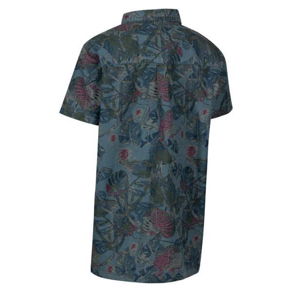 Trespass Boys Bizarr Casual Shirt - Navy Print