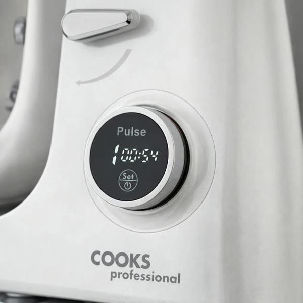 Cooks Professional Multi Function 8L Digital Stand Mixer | White