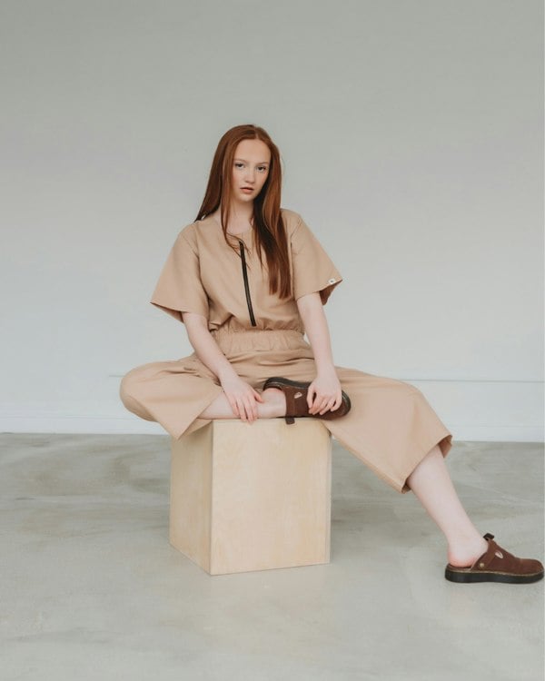 Ethel Brown Jumpsuit - image 1