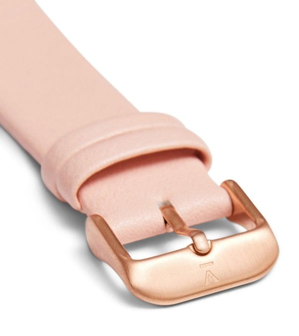 Votch Pink with brushed rose gold buckle | 20mm