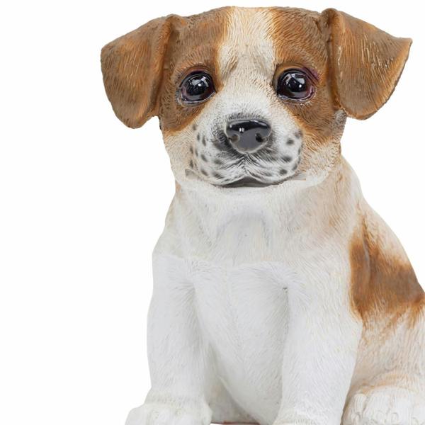 Farmwood Sitting Jack Russell Terrier Puppy Dog Garden Animal Ornament