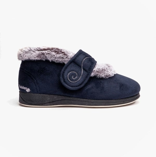 Padders HUSH Womens Slippers Navy