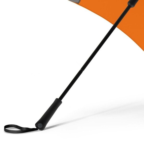 Orange Classic Windproof Blunt Umbrella Handle