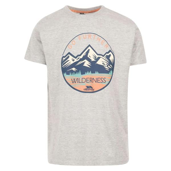 Trespass Mens Lagoon T-Shirt - Grey Marl - 