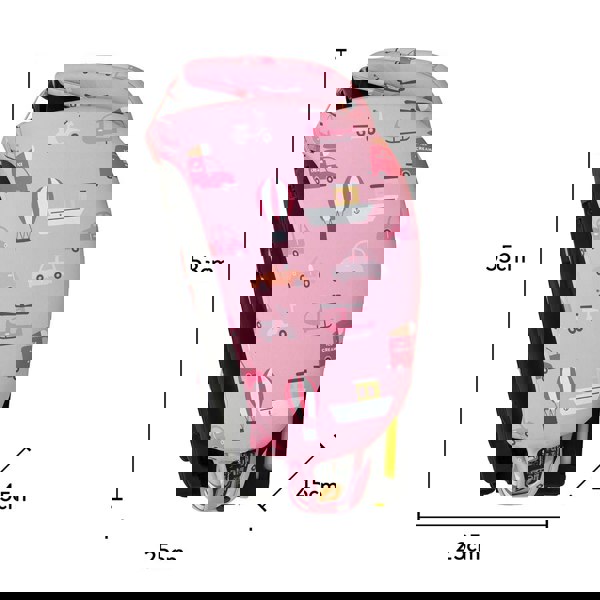 Cosatto On The Go i-Size Travel Car Seat Itchy Feet Rosy