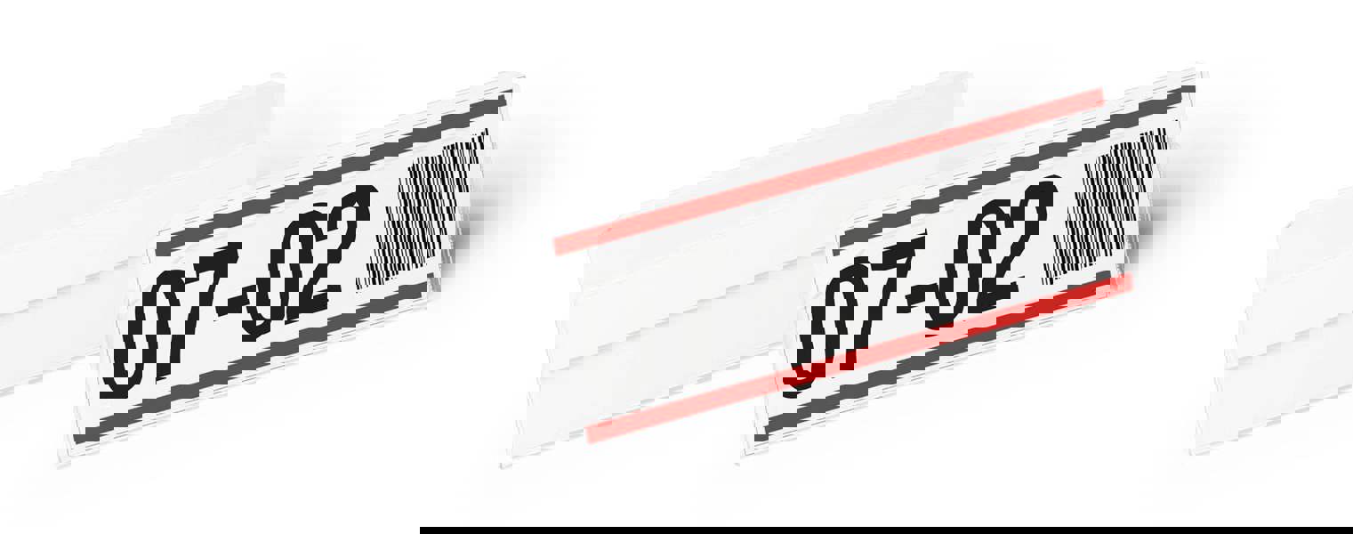 Durable Self Adhesive Ticket Label Holder Document Pocket | 10 Pack | 100 x 38mm