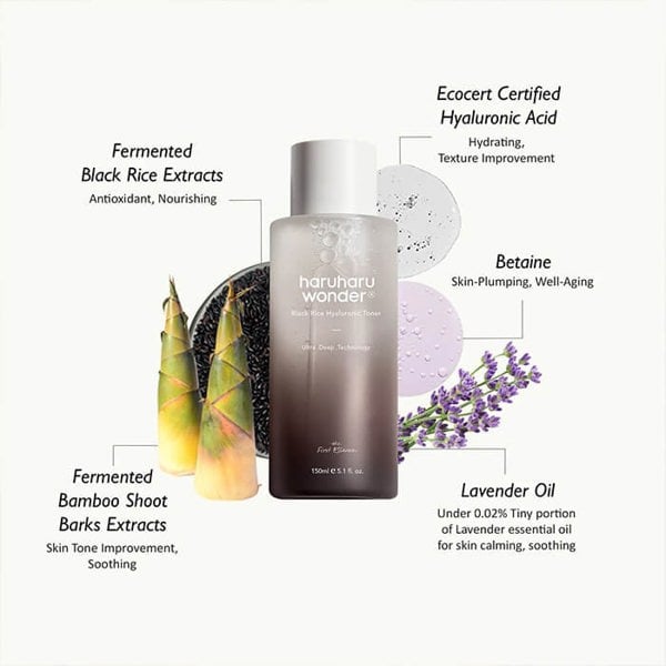 HARUHARU WONDER Black Rice Hyaluronic Toner 150ml