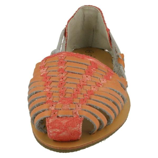 Savannah Ladies Savannah Flat Weave Ballerinas