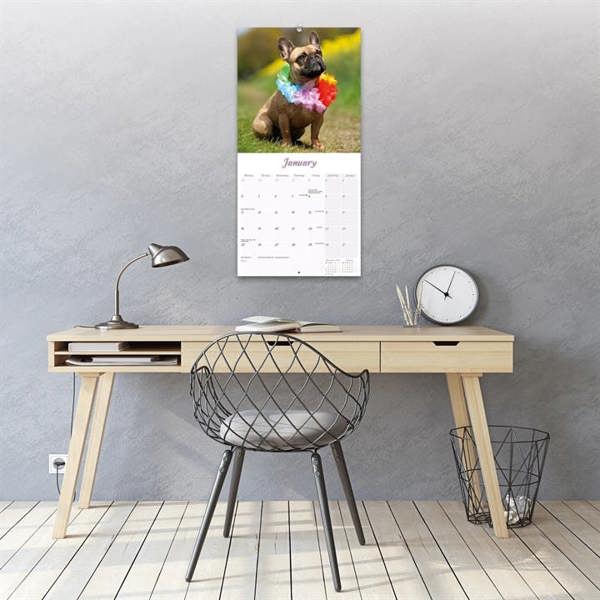 Frenchies Calendar 2027, Wall Calendars, Month To View, Dogs, Gift