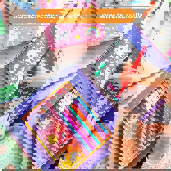 Tiger Tribe Colouring Set - Unicorn Magic