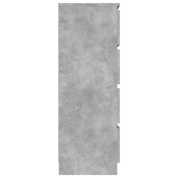Berkfield Sideboard Concrete Grey 60x35x98.5 cm Engineered Wood