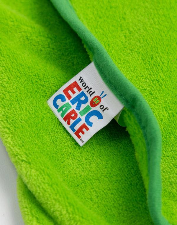 Vanilla Underground Eric Carle Unisex Kids Green The Very Hungry Caterpillar Hooded Blanket (One Size)
