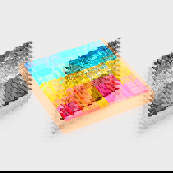 tickit Gem Building Shapes Mirror Tray