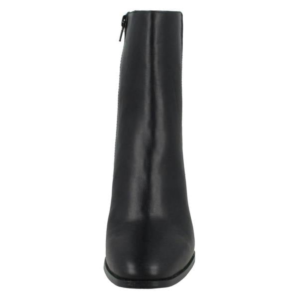 Spot On Ladies Spot On Chunky Blocked Heel Ankle Boots F51128