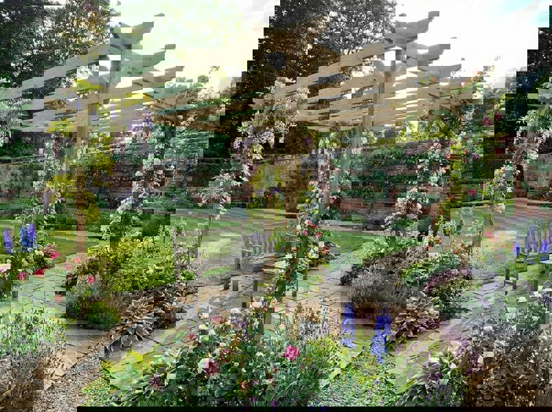 Arbor Garden Solutions Corbel Wooden Garden Pergola Kit