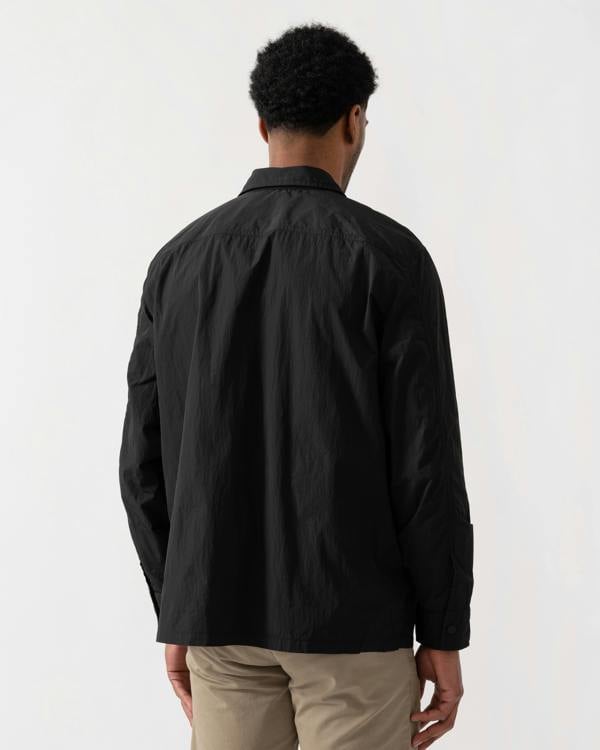 BOSS Orange Lotape Mens Long Sleeve Shirt - Black 001