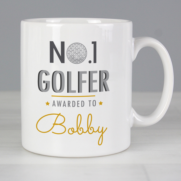 Personalised Memento Company Personalised No.1 Golfer Mug