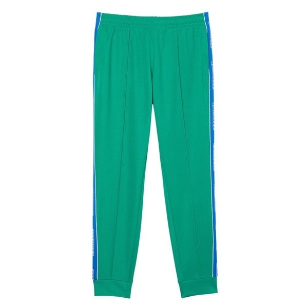 Lacoste Mens Heritage Contrast Branded Tape Jogging Bottoms - Green