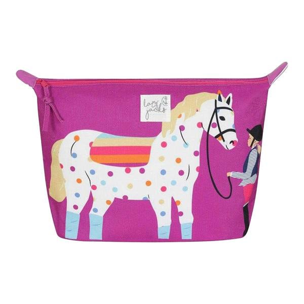 Lazy Jacks Pony Cosmetic Bag - Purple