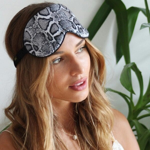 SMUG Satin Sleep Mask - Snake Print
