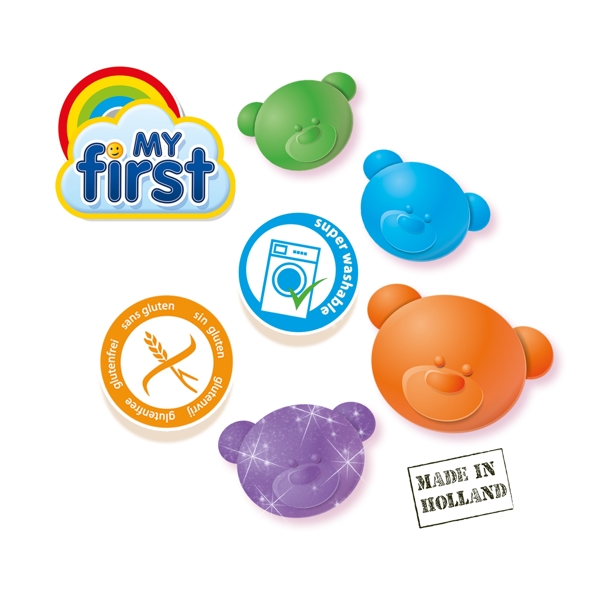 SES Creative My first - Dough 4x90gr