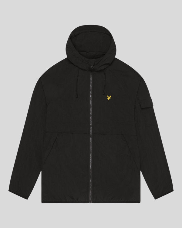 Lyle & Scott Hooded Winbreaker Jacket - Black