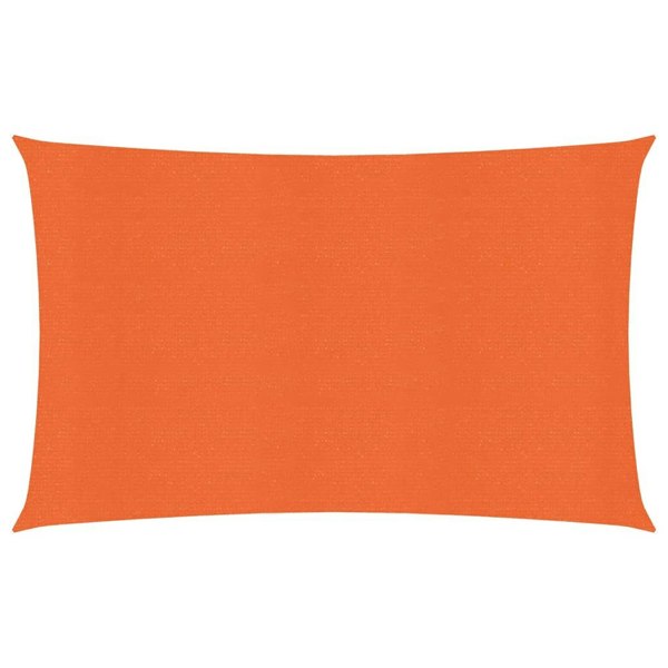 Berkfield Sunshade Sail 160 g/m�__ Orange 2x4.5 m HDPE