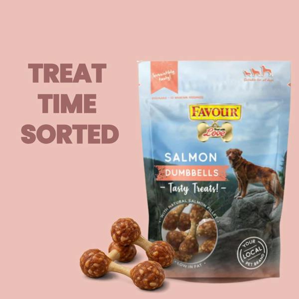 Favour Salmon Dumbbells 100g