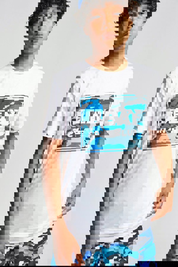 Beat Boyz Club Disguise T-Shirt - Cobalt Camo