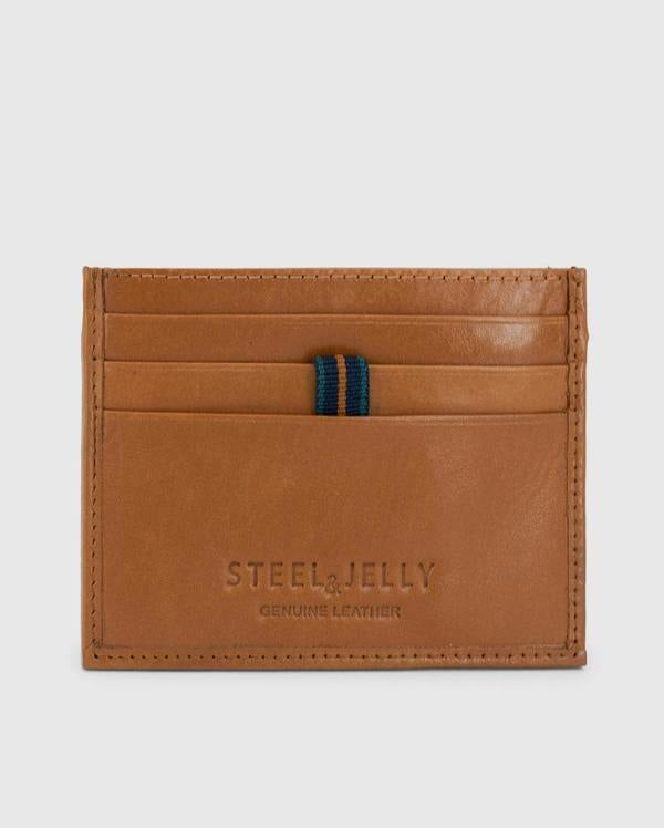 Steel & Jelly Leather Card Holder