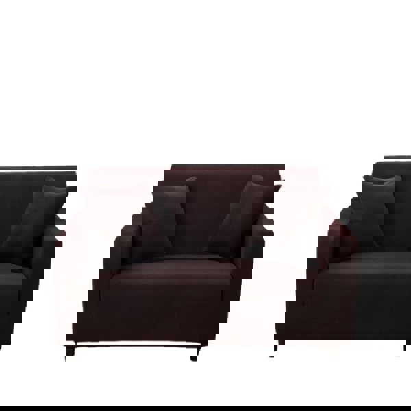 Anyhouz Anyseat 2 Seater Sofa Cover Plain Coffee Style and Protection For Living Room Sofa Chair Elastic Stretchable Slipcover