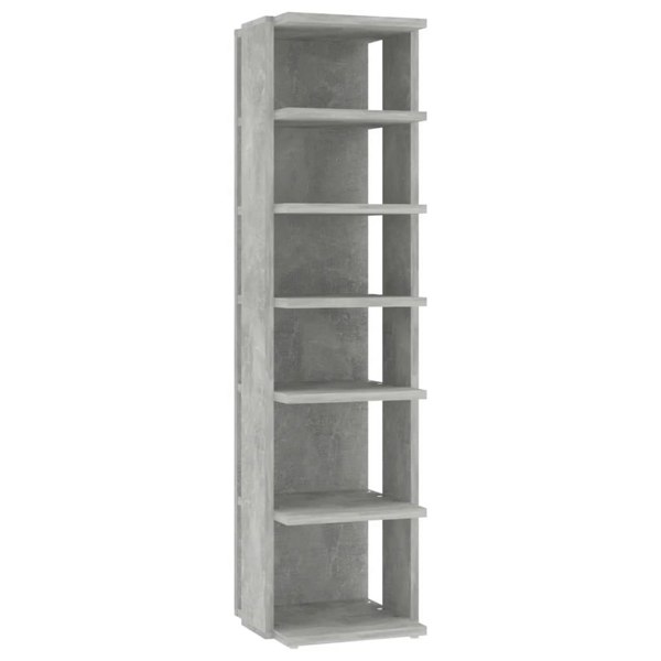 Berkfield Shoe Cabinets 2 pcs Concrete Grey 27.5x27x102 cm